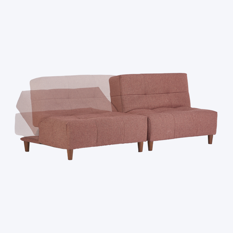 Lounge sofa med 14 tilbagelænede stillinger sofa sovesofa doven sofa