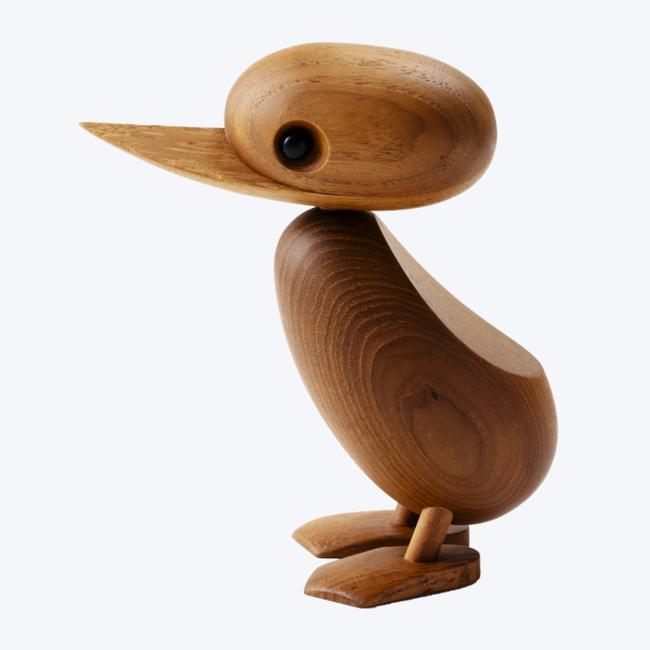 Designers kreative design Mørkebrun hale træfugl