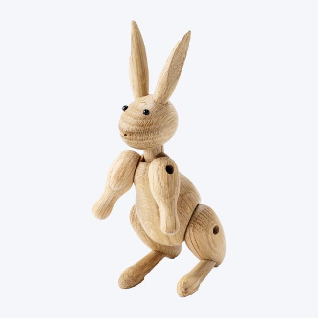 Kreativt design laver kaninpynt i træ