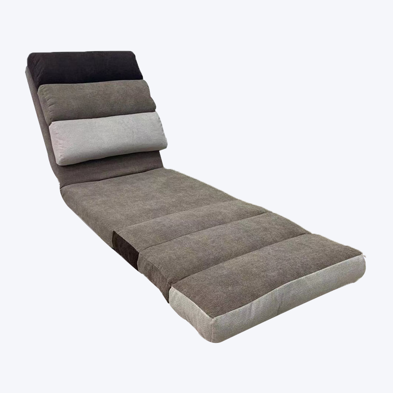 Flerfarvet syning foldbar hvilestol justerbar gulv doven hvilestol enkelt sofa 754