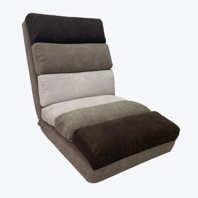 Flerfarvet syning foldbar hvilestol justerbar gulv doven hvilestol enkelt sofa 754
